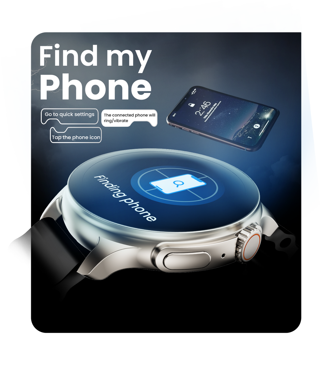 Boult Audio Crown R Pro Premium Smartwatch with 1.43 Inches