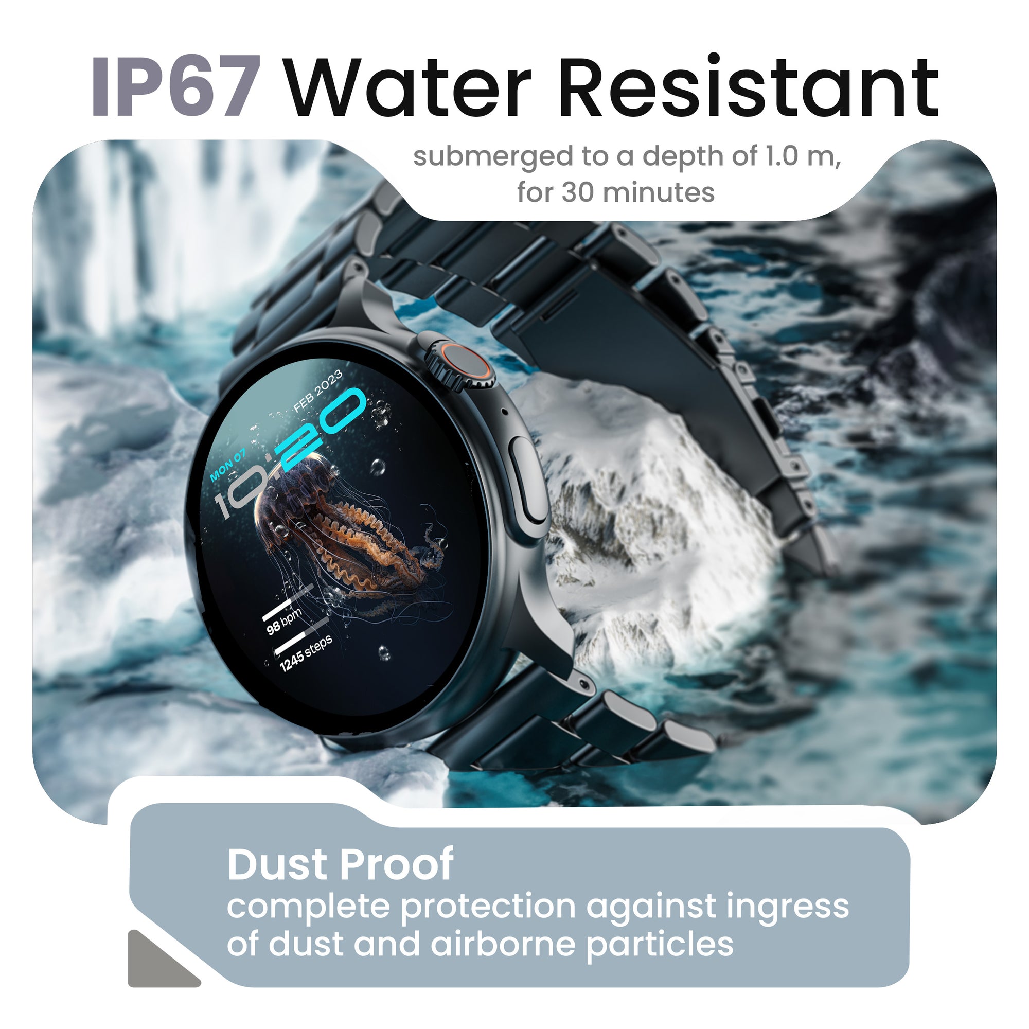 Boult Audio Crown R Pro Premium Smartwatch with 1.43 Inches