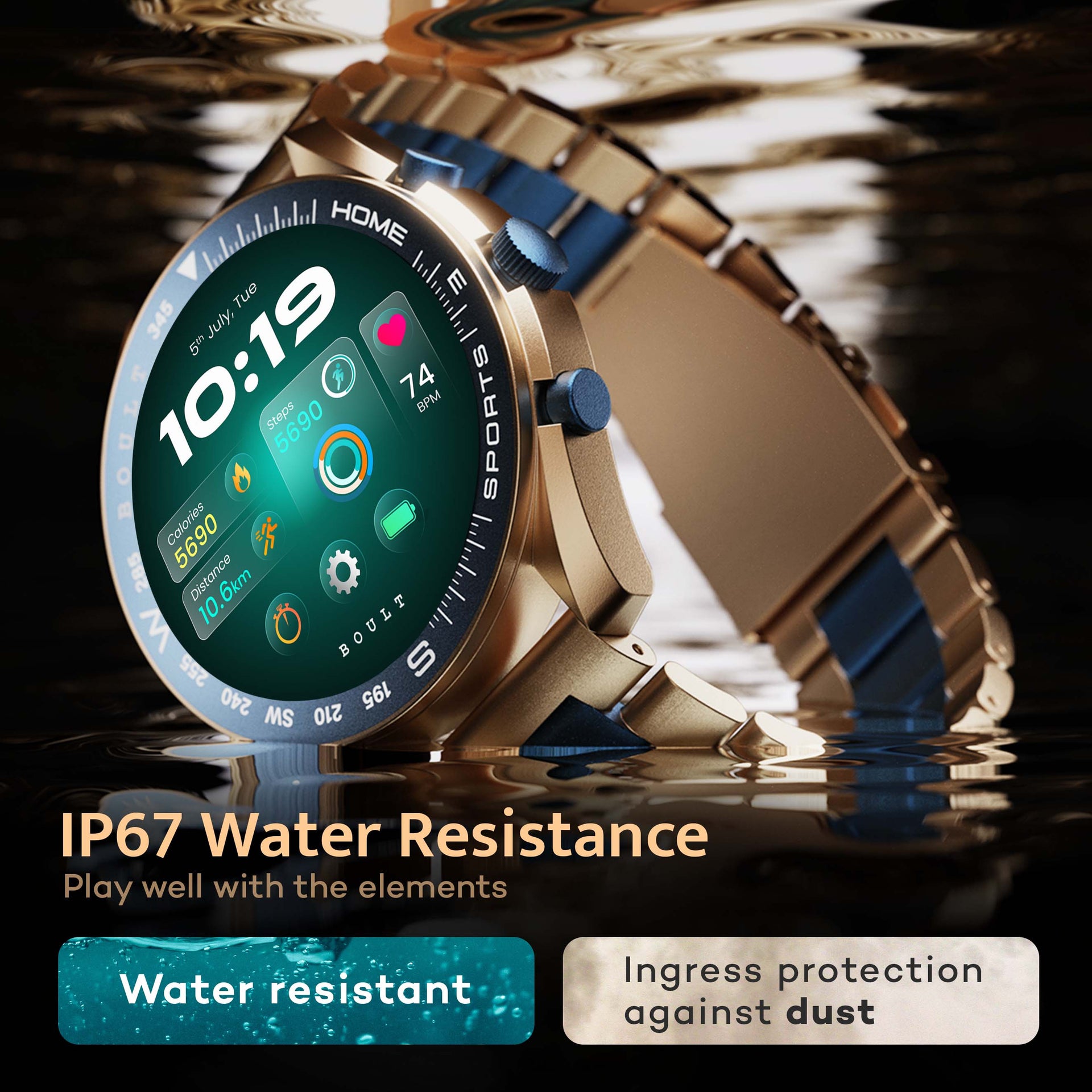 Ip67 waterproof smart watch review hot sale