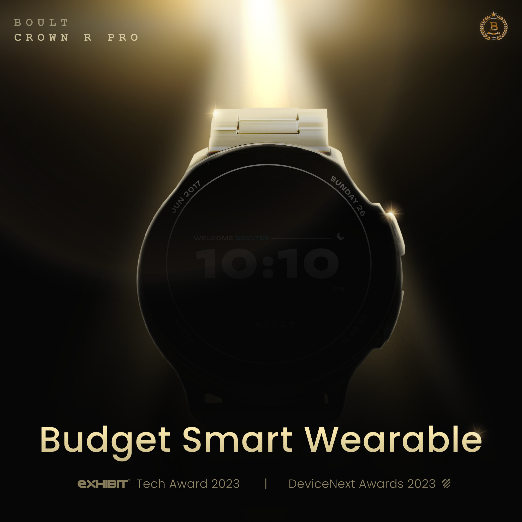 Boult Audio Crown R Pro Premium Smartwatch with 1.43 Inches