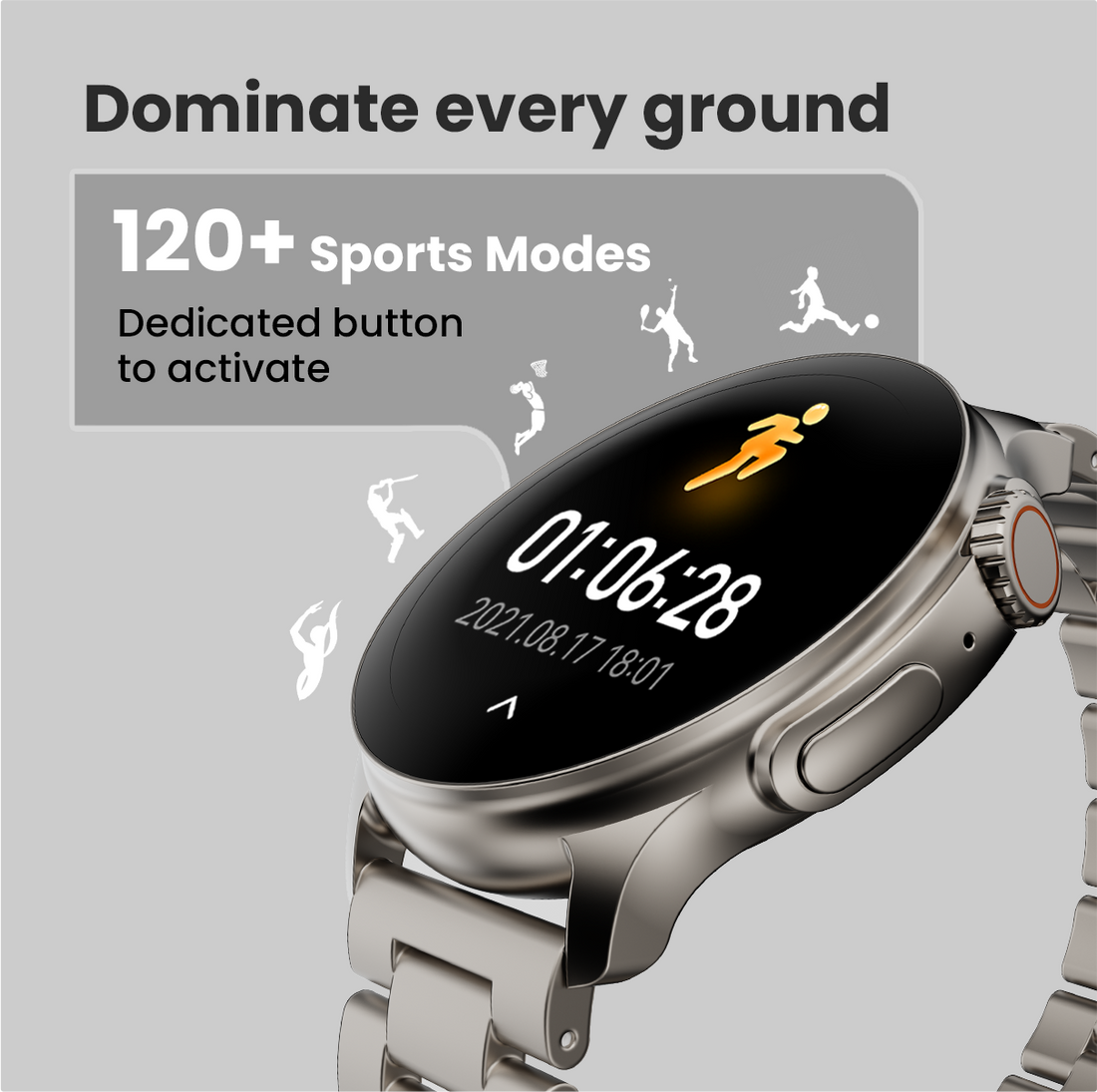 Boult Audio Crown R Pro Premium Smartwatch with 1.43 Inches